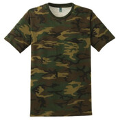 District Made® Mens Perfect Weight® Camo Crew Tee. DT104C