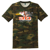 District Made® Mens Perfect Weight® Camo Crew Tee. DT104C